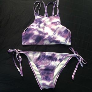 NWOT Purple TieDye Bikini